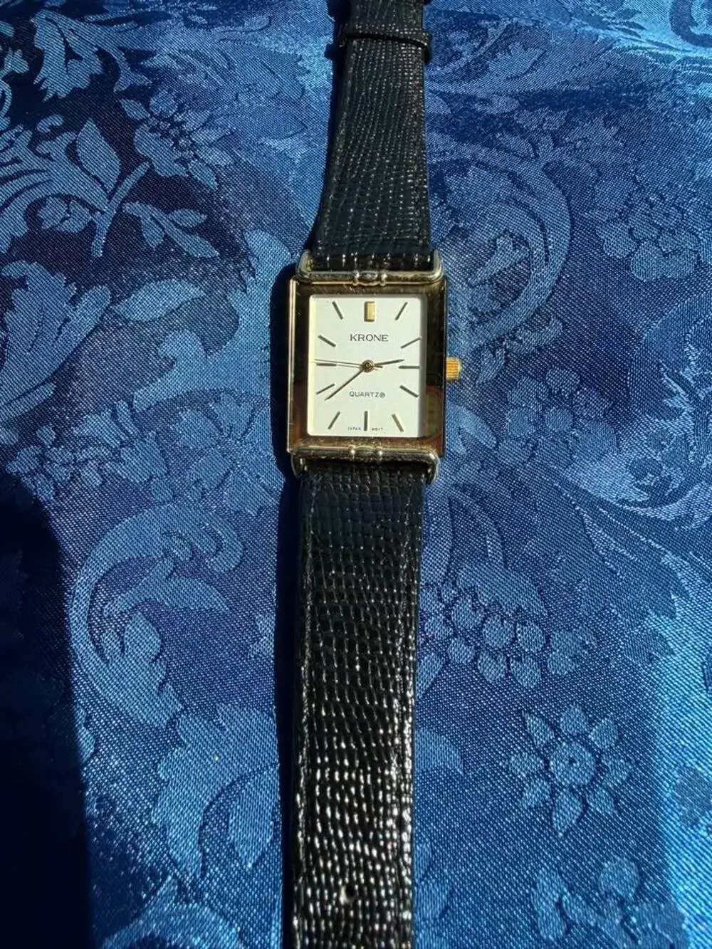 Vintage Krone Quartz Tank Dress Watch (CCC66)